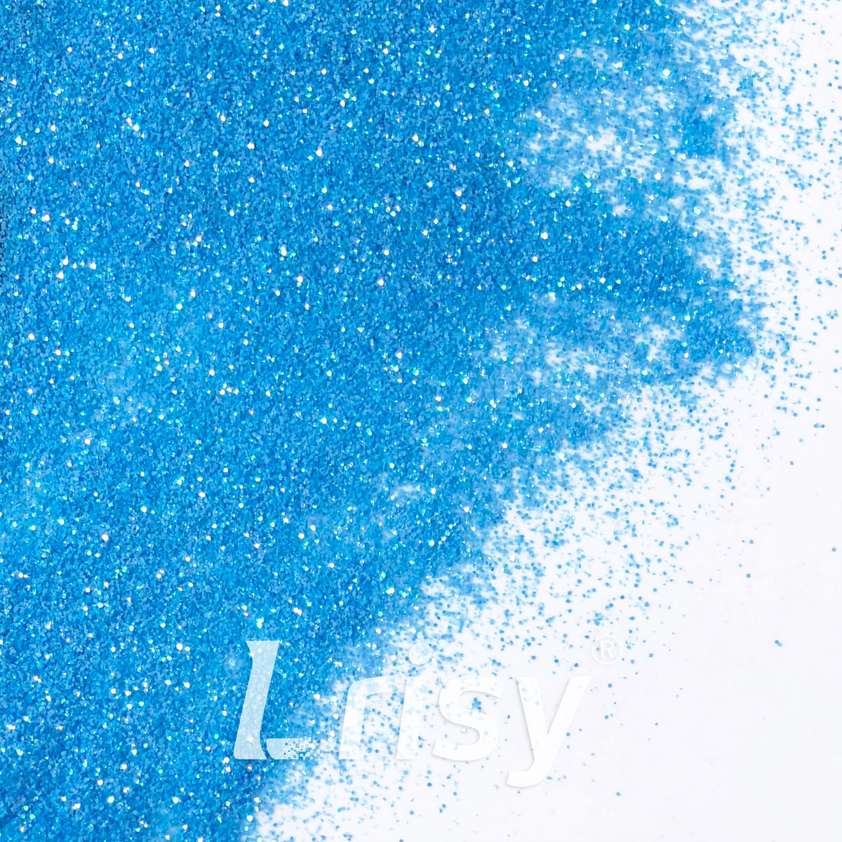 0.2mm Solvent Resistance Iridescent Sky Blue Glitter GH8241AG