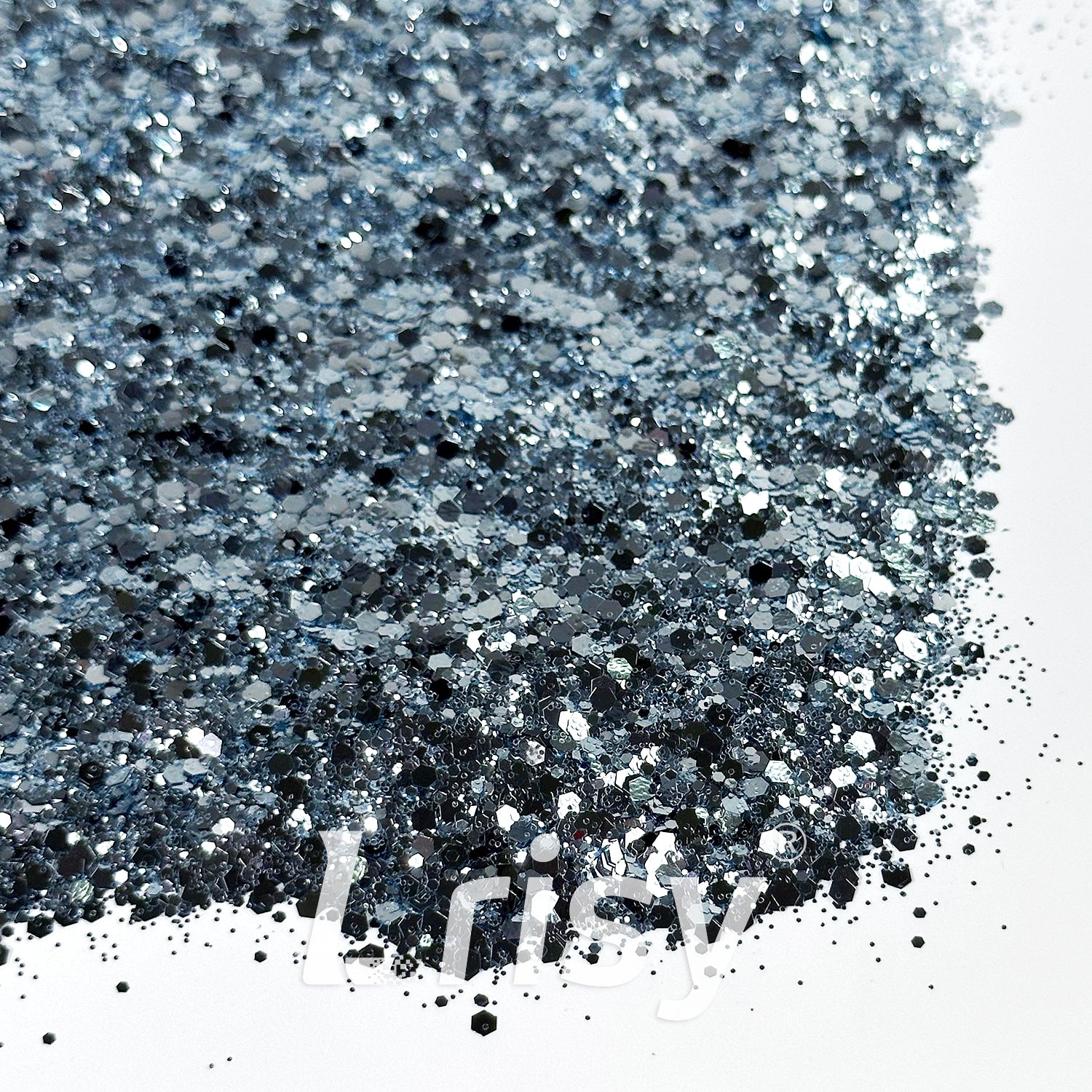 General Mixed Solvent Resistance Crystal Sky Blue Pure Color Glitter GH8504AC