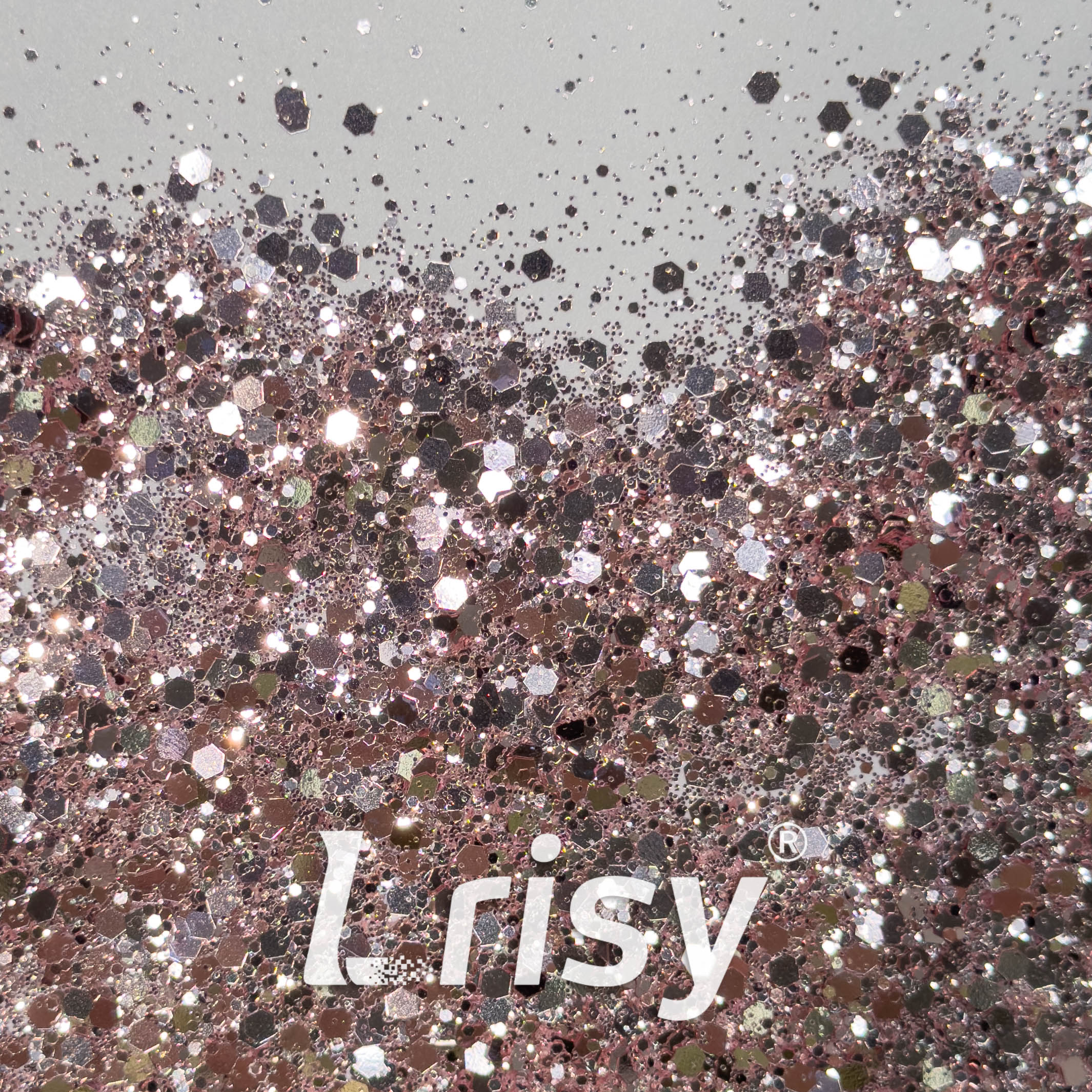 General Mixed High Brightness Pink and Silver Glitter HX5302