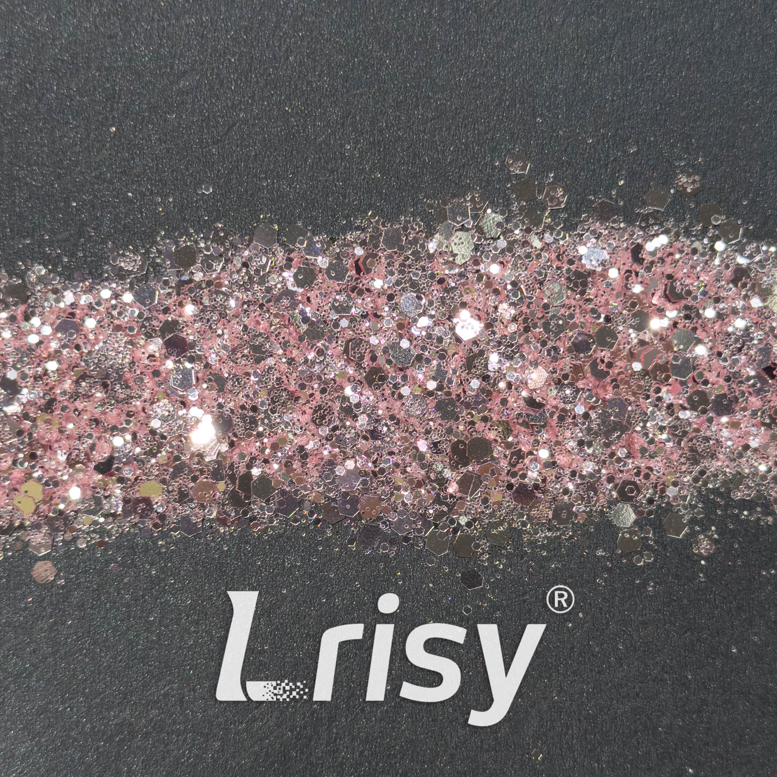 General Mixed High Brightness Pink and Silver Glitter HX5302