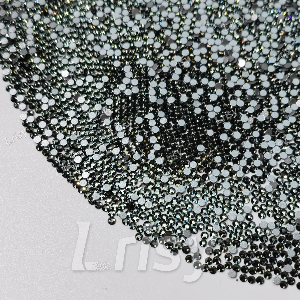 1.9-2.1mm Grey Flat back Rhinestones FBRS021
