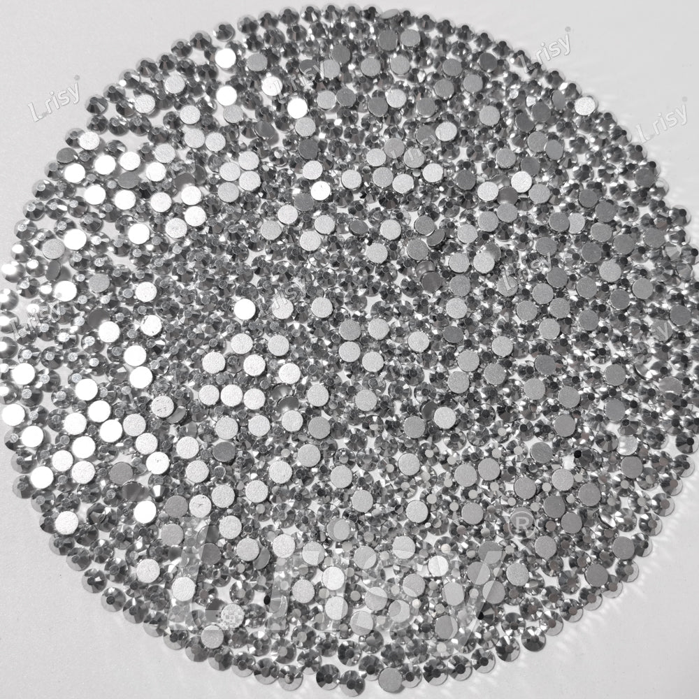 4.6-4.8mm Silver Ore Flat back Rhinestones FBRS035