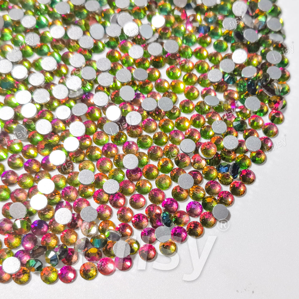 4.6-4.8mm Changing Flame Flat back Rhinestones FBRS032