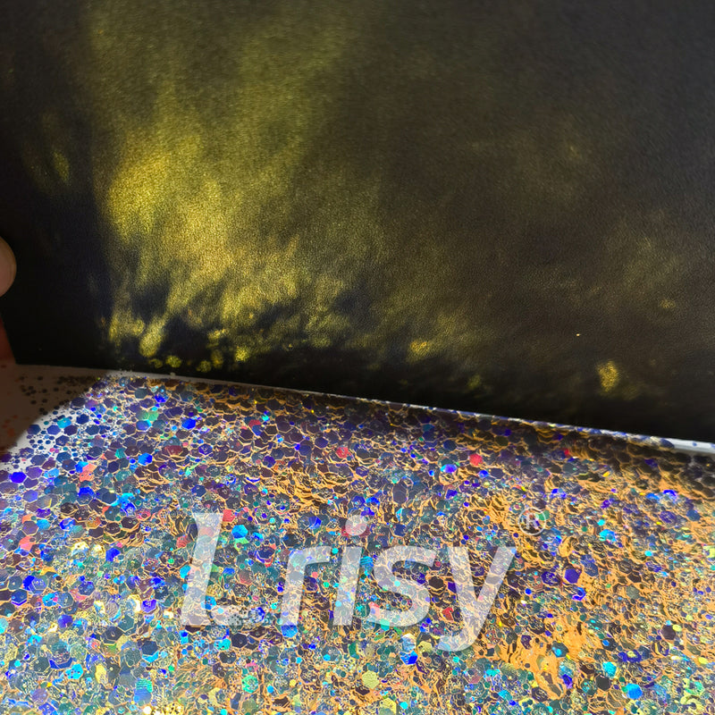 General Mixed Holographic and Iridescent Orange Glitter 7308