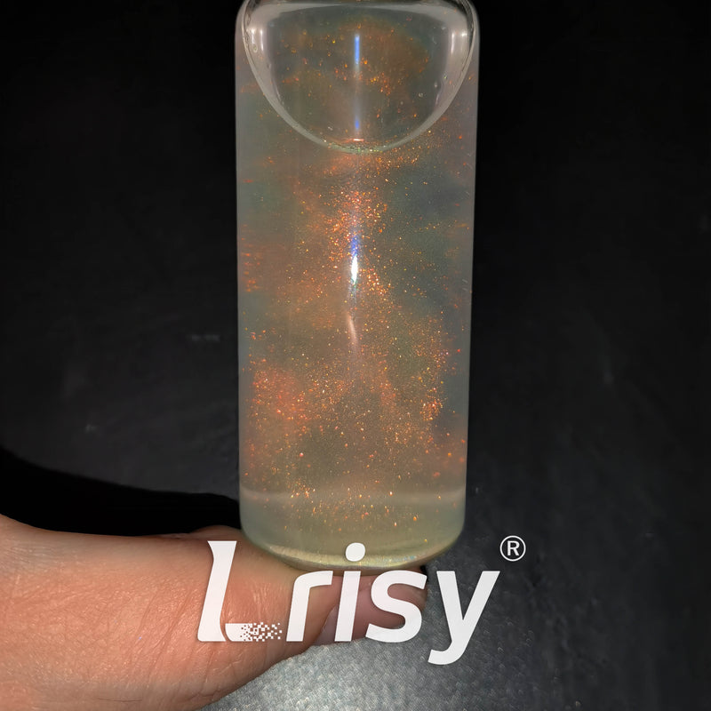 Iridescent Auroral Orange Mica Pigment Powder AP01