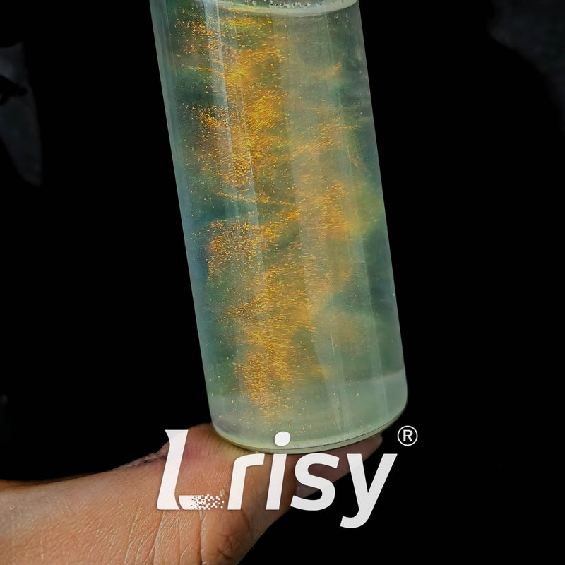 Iridescent Auroral Orange Mica Pigment Powder AP01