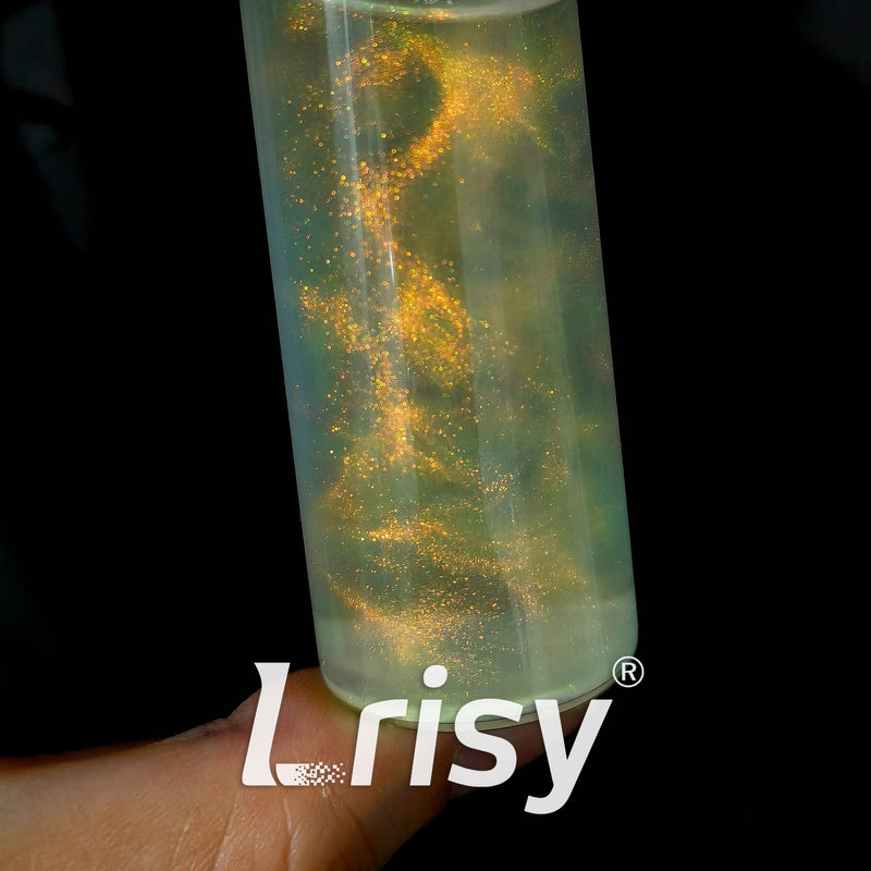 Iridescent Auroral Orange Mica Pigment Powder AP01