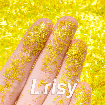 LV Gold Holographic Glitter Shapes, Resin Fillers