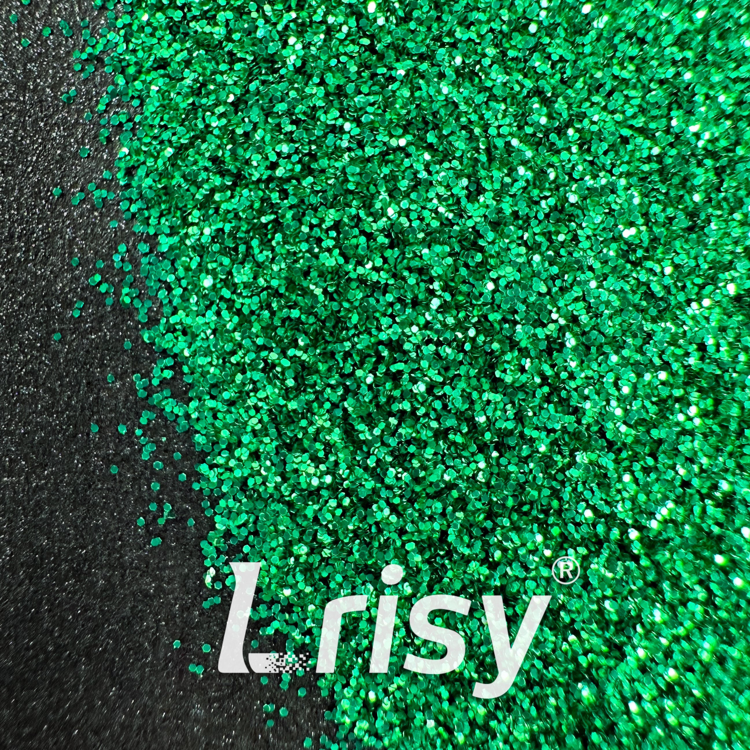 0.2mm Biodegradable Light Green Fine Glitter Pure Color AKH609