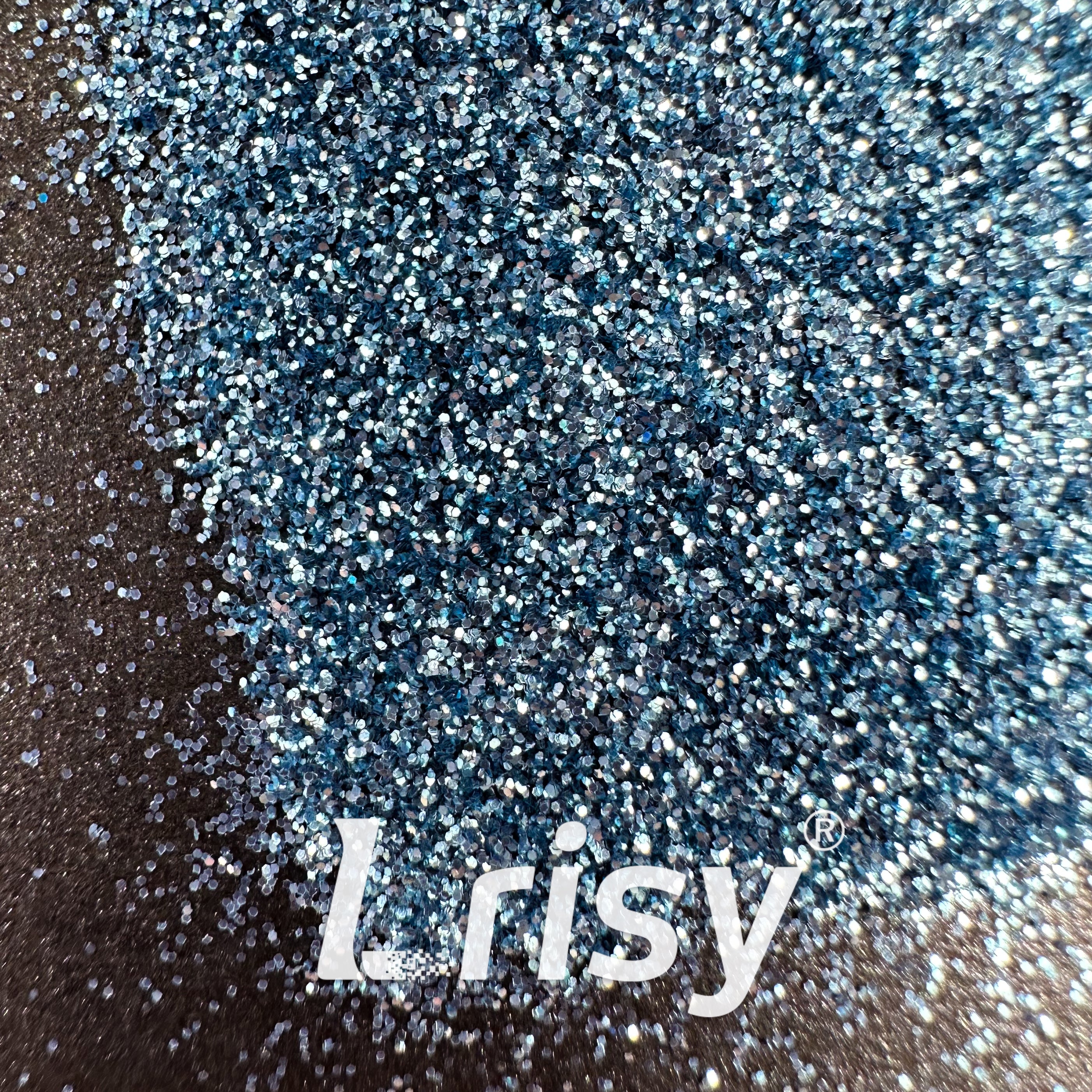 0.2mm Biodegradable Sky Blue Fine Glitter Pure Color AKH710