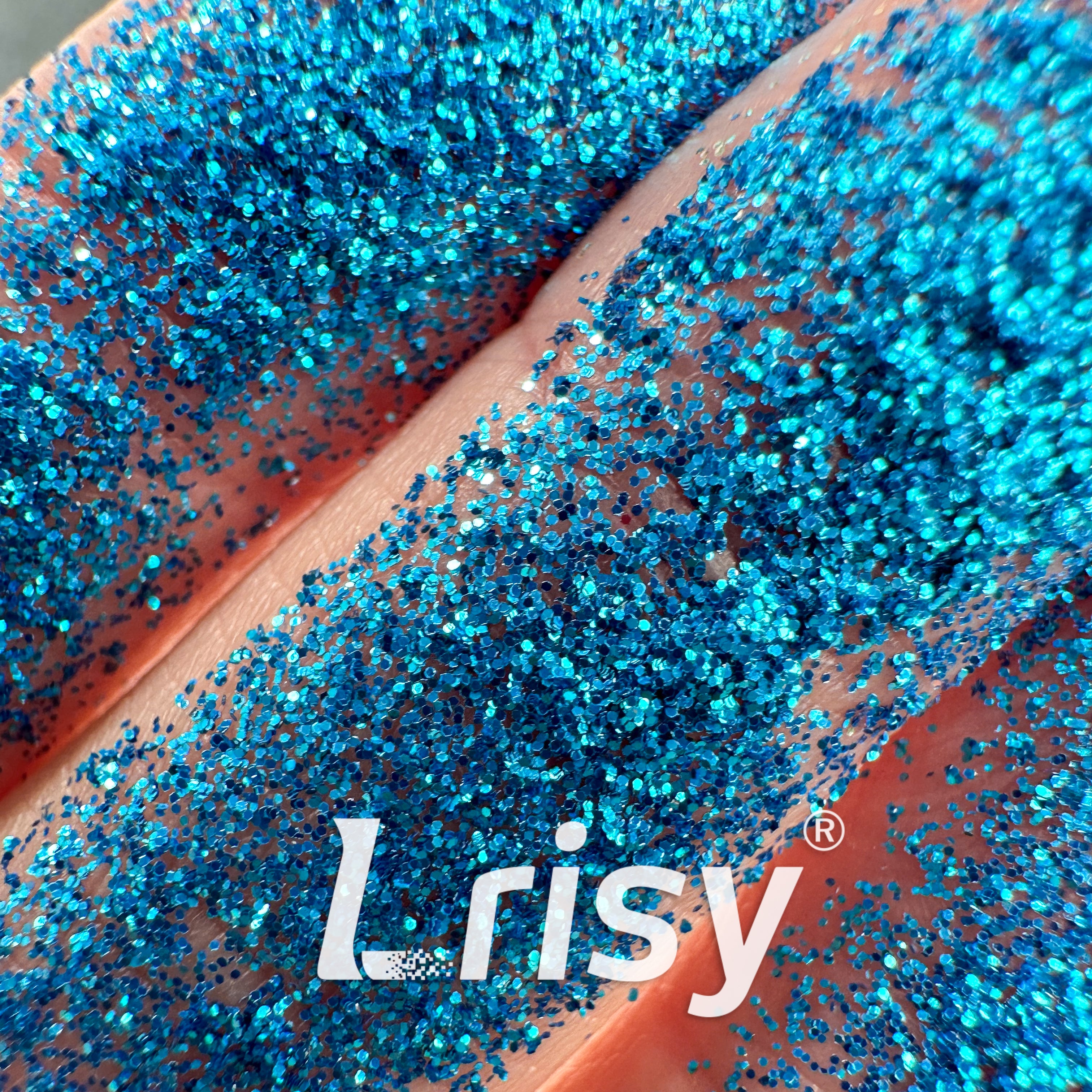 0.2mm Biodegradable Turquoise Blue Fine Glitter Pure Color AKH714
