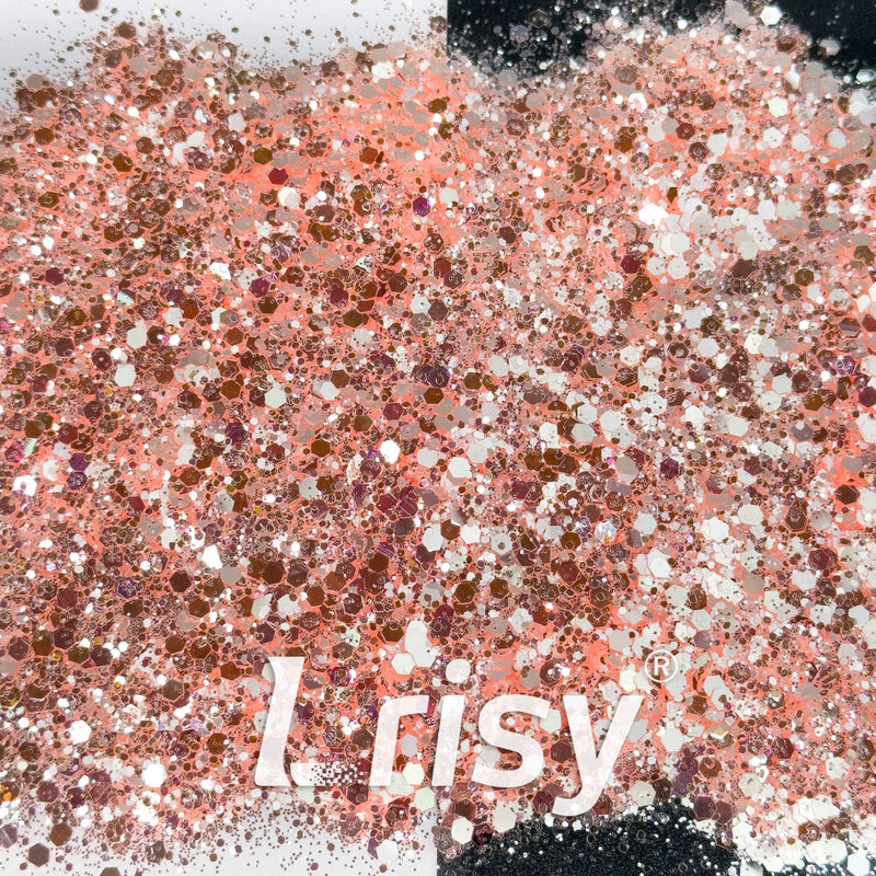 General Mixed High Brightness Pink Glitter 8006
