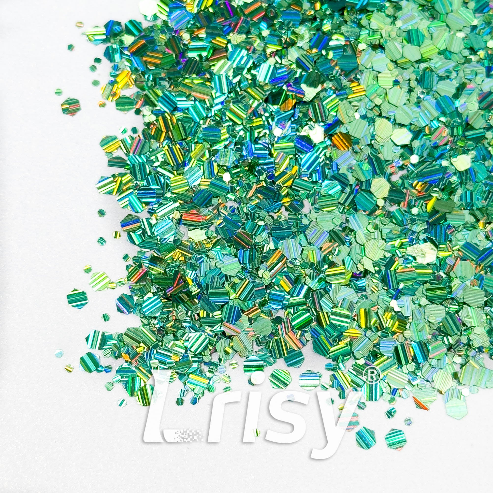 Holographic Green Chunky Glitter DY4210