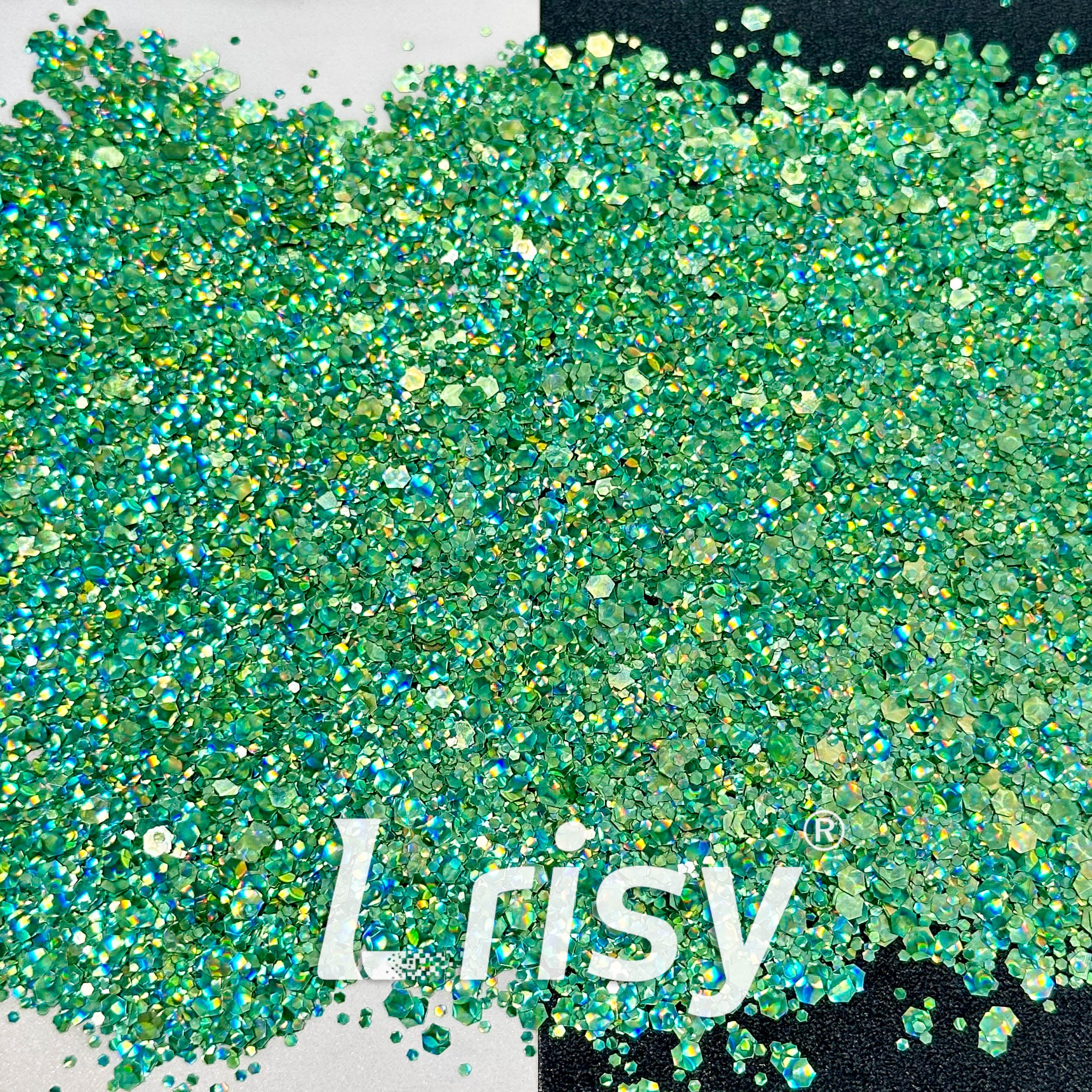 Cat Eye Green Chunky Glitter HX4310