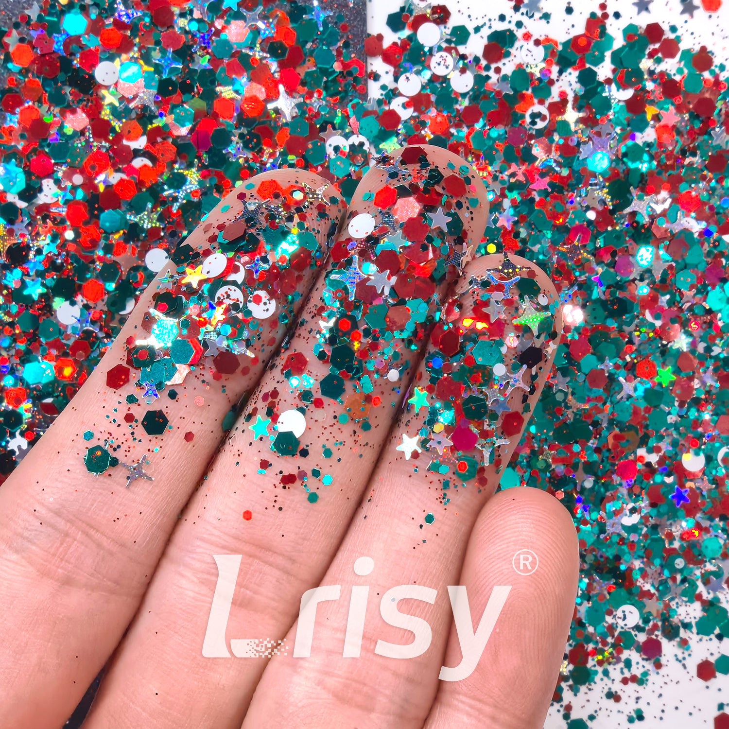 Mermaid’s Cove Custom Mixed Glitter LXT007