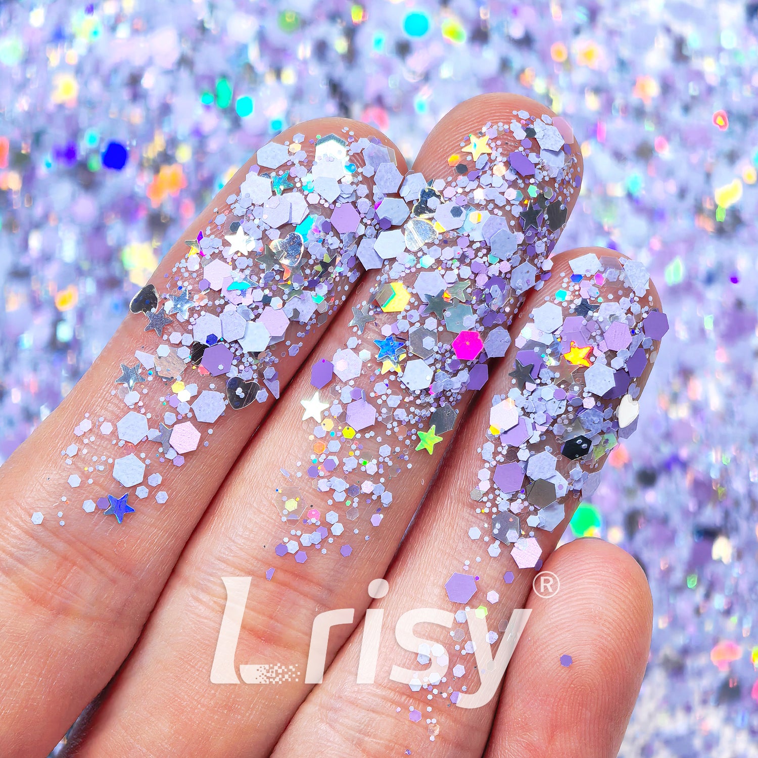 Purple Lavender Love Custom Mixed Glitter LXT013