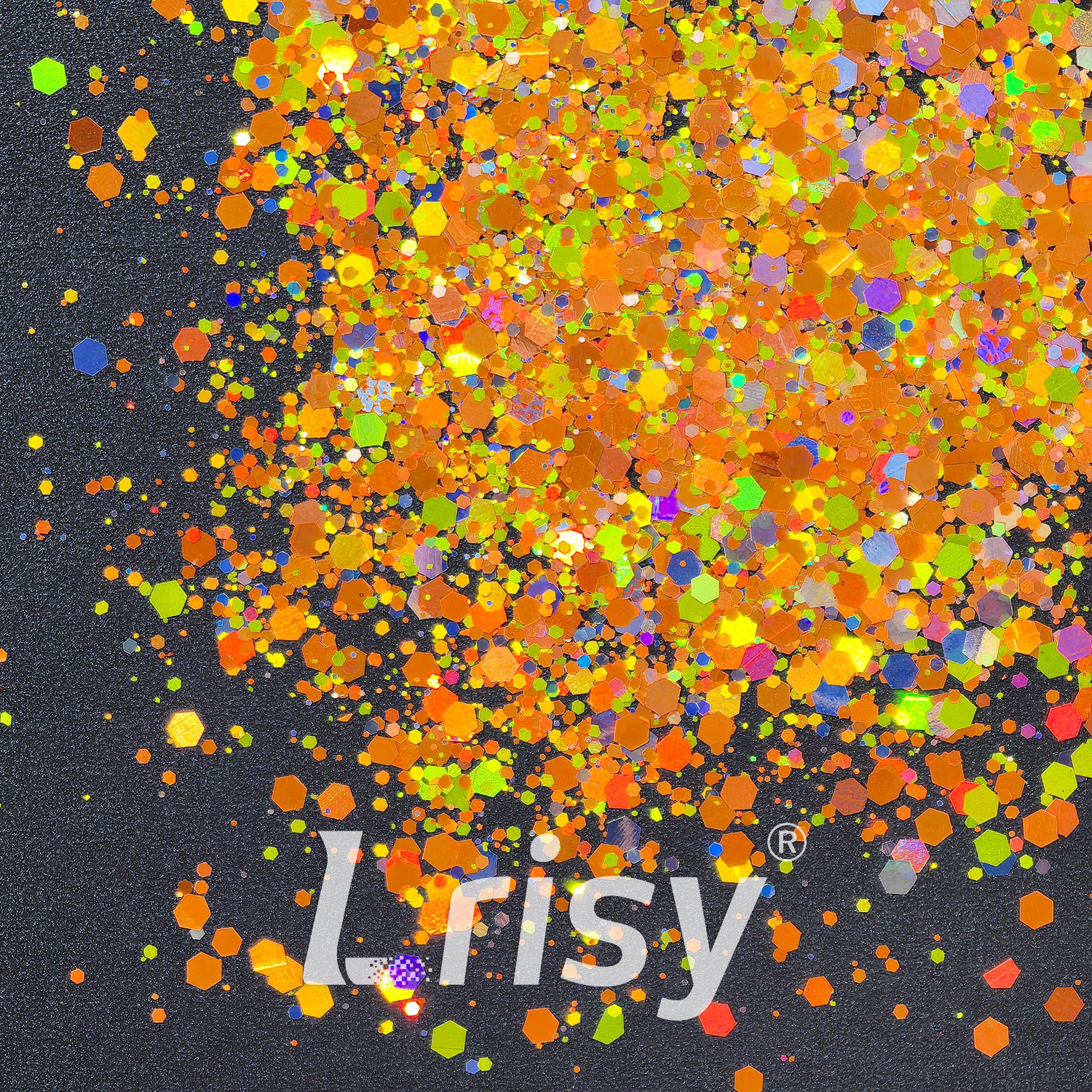 Sunset Tangerine Custom Mixed Glitter LXT020