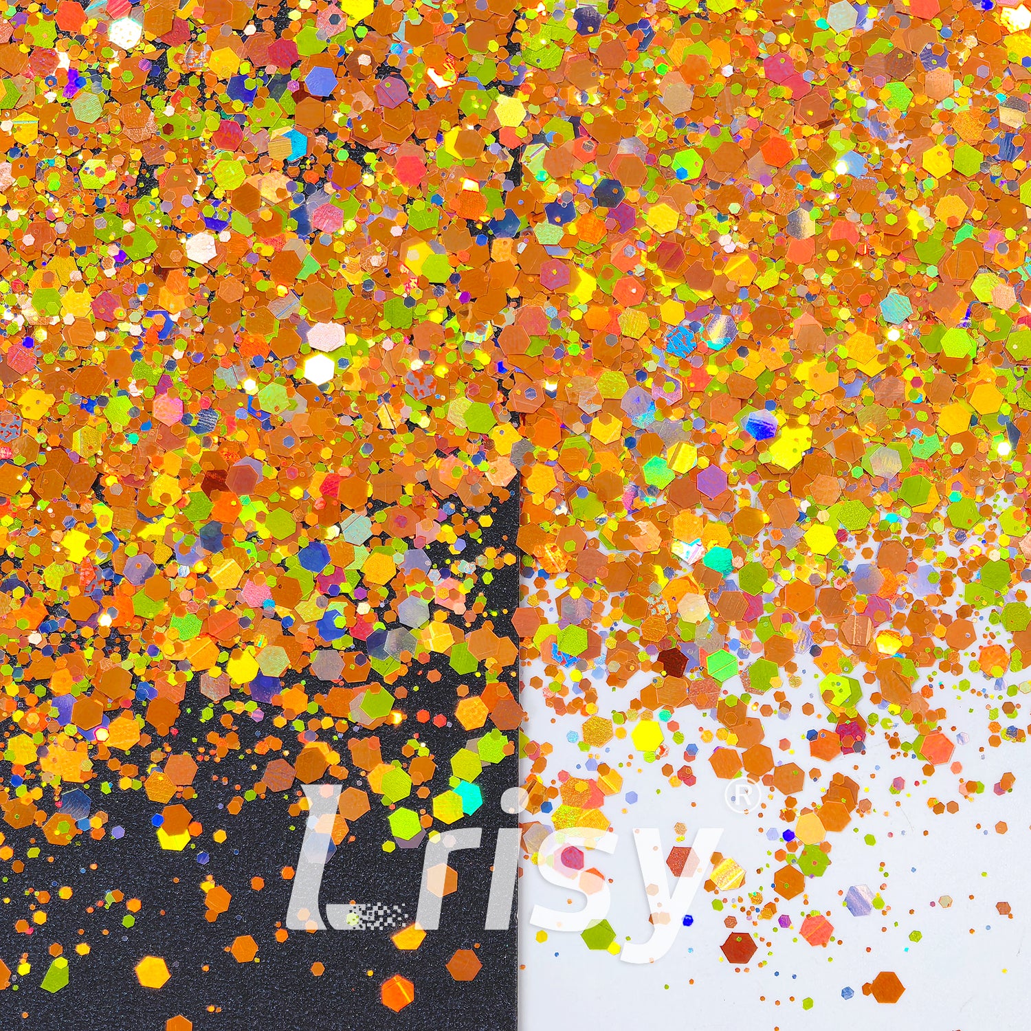 Sunset Tangerine Custom Mixed Glitter LXT020