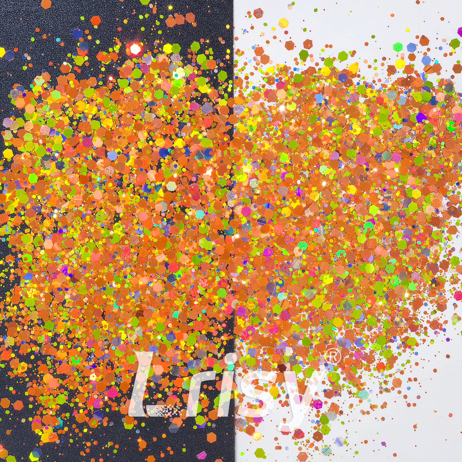 Sunset Tangerine Custom Mixed Glitter LXT020