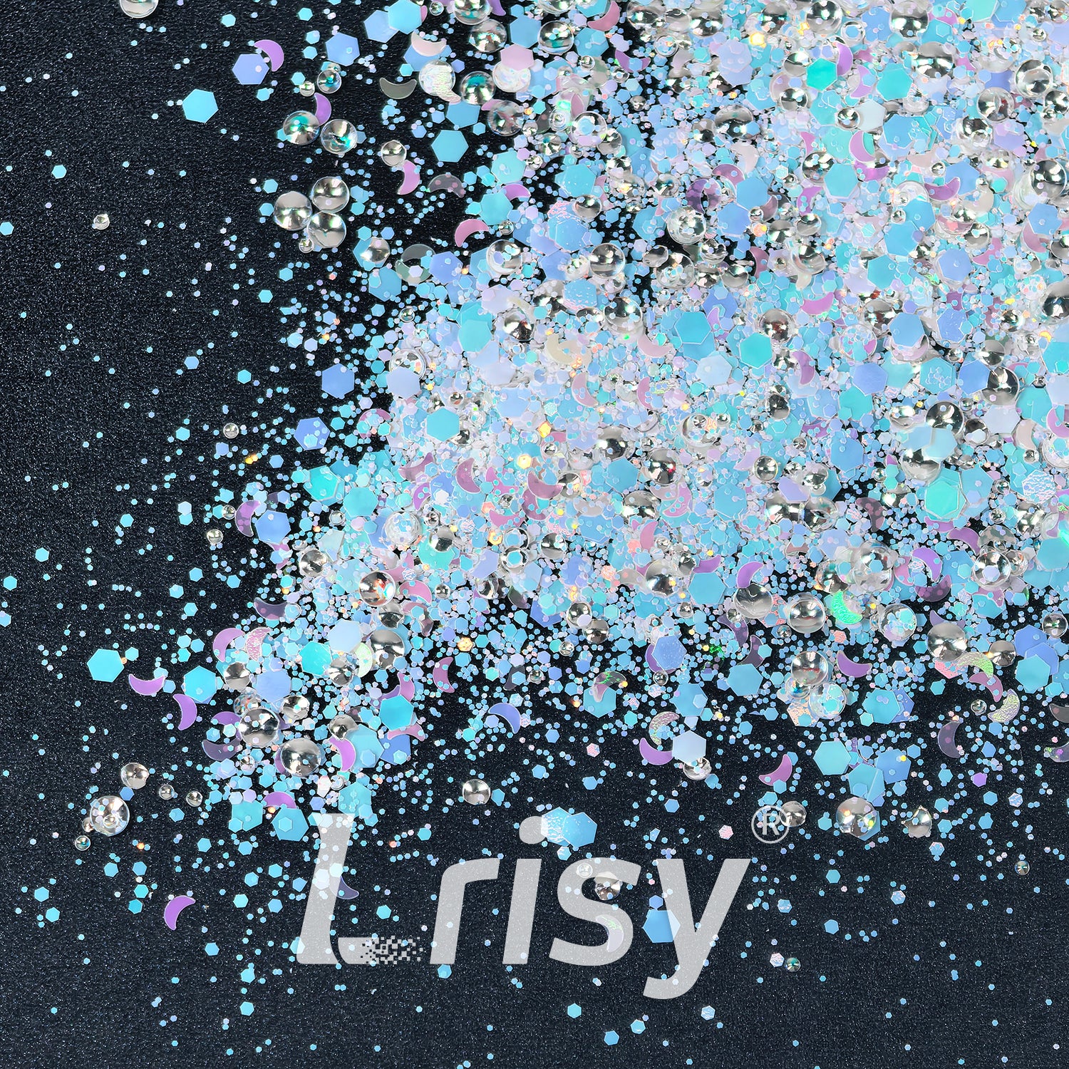 Pale Moonshine Custom Mixed Glitter LXT023