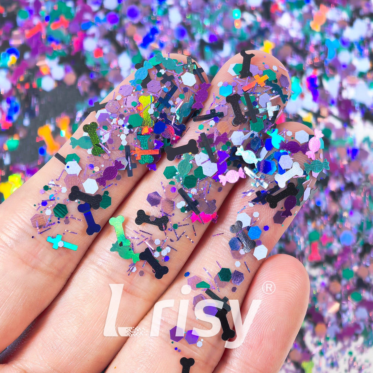 Purple Candy Spook Custom Mixed Glitter LXT030