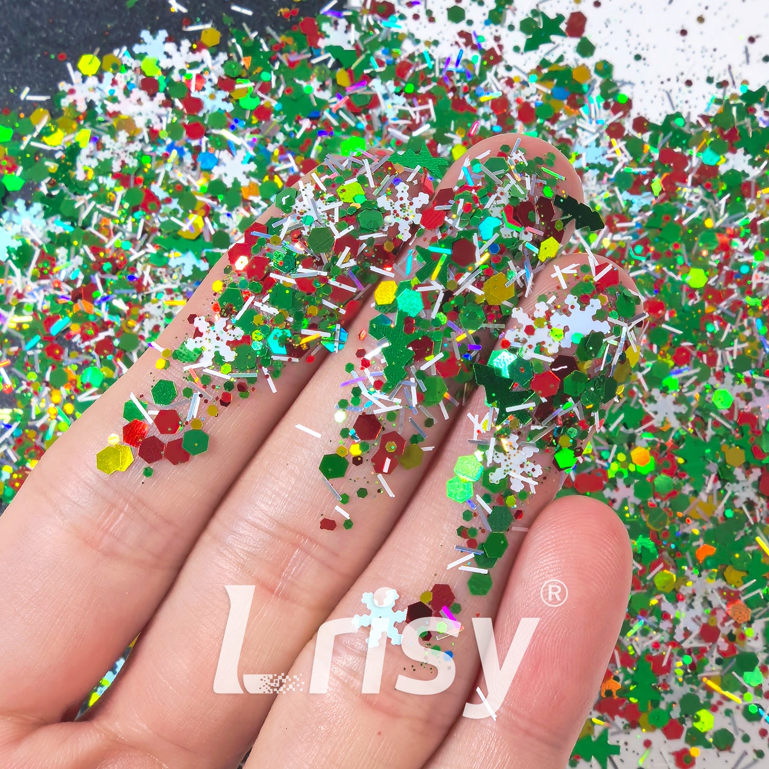 Winter Christmas Custom Mixed Glitter LXT031