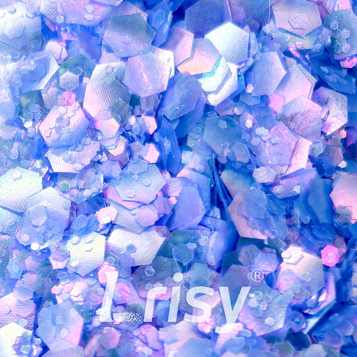 General Mixed Translucent Iridescent Purple Glitter MH800