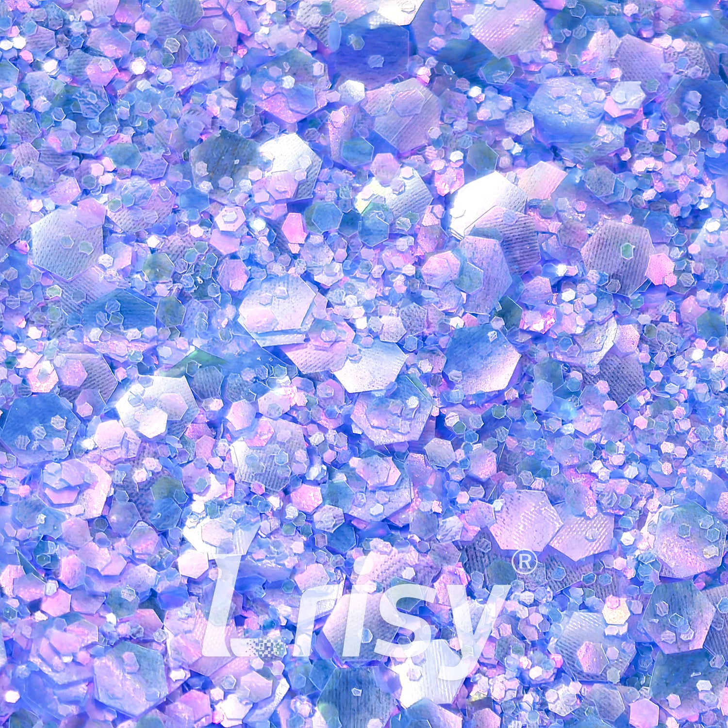 General Mixed Translucent Iridescent Purple Glitter MH800