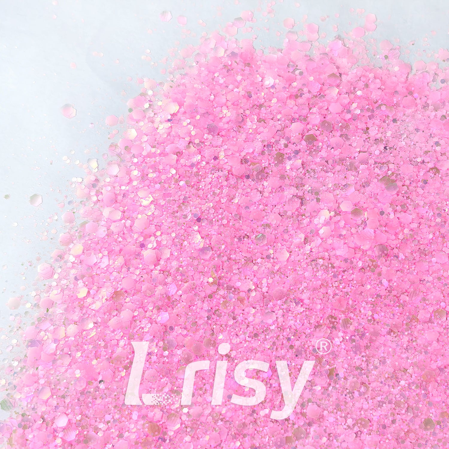 General Mixed Translucent Iridescent Pink Glitter MH900