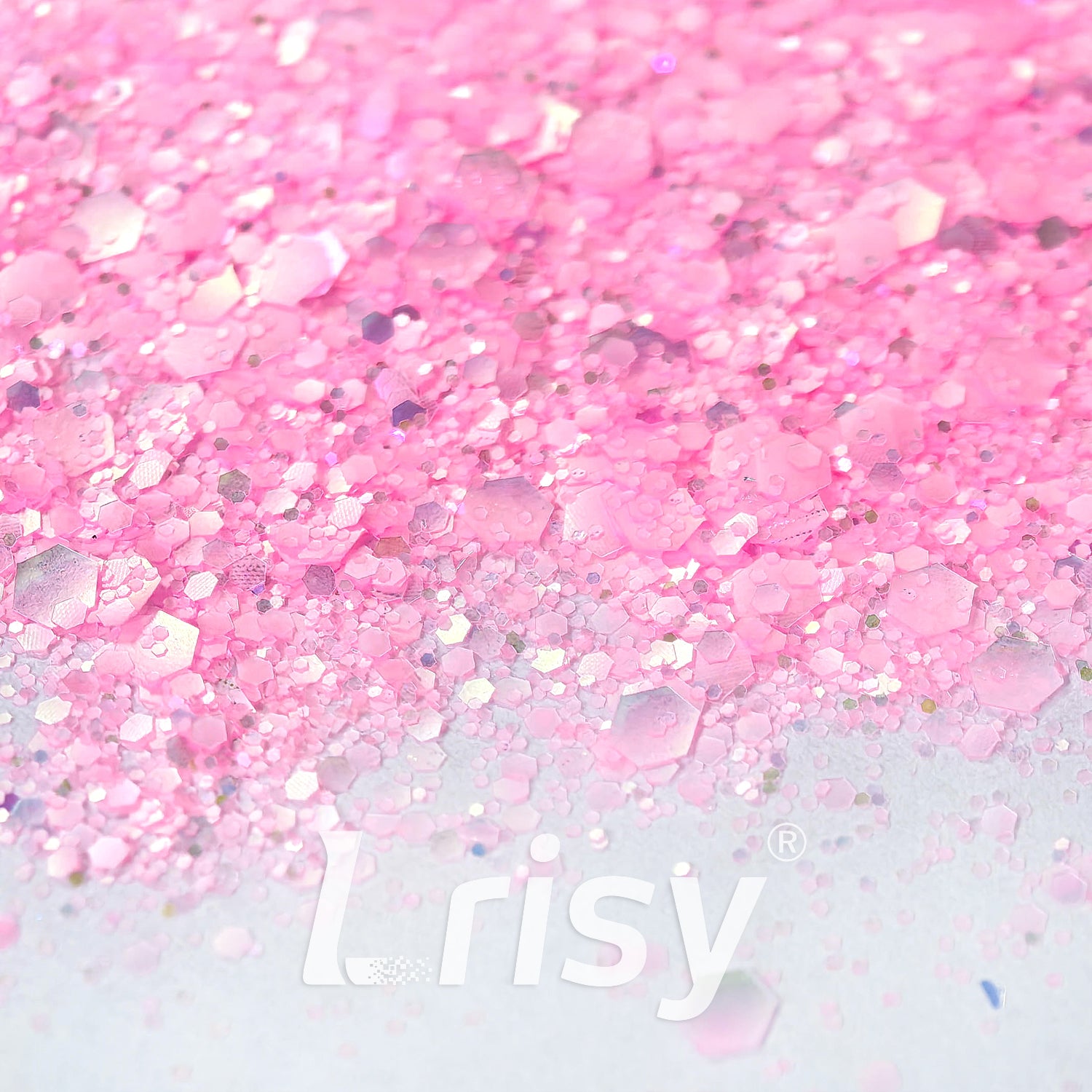 General Mixed Translucent Iridescent Pink Glitter MH900