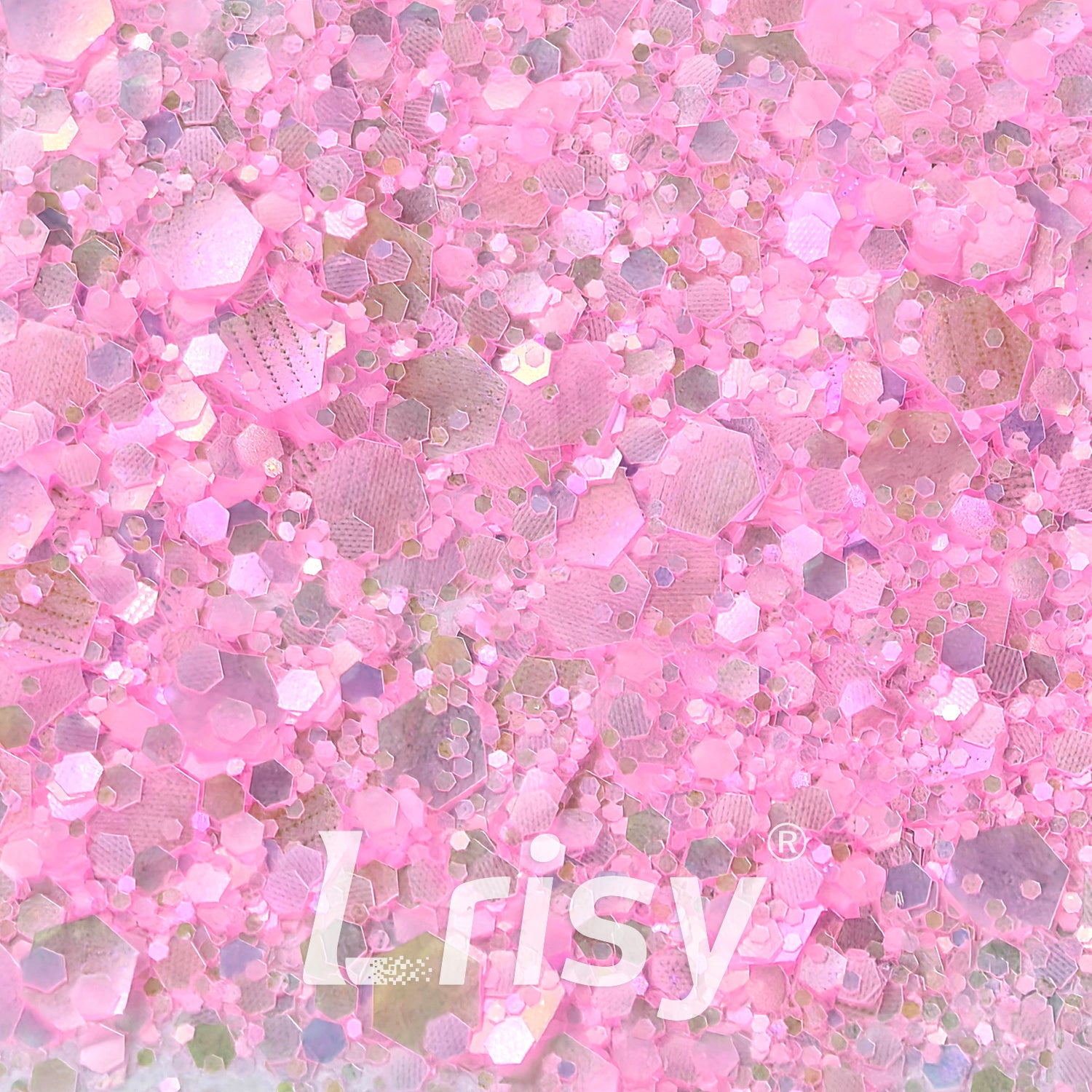General Mixed Translucent Iridescent Pink Glitter MH900