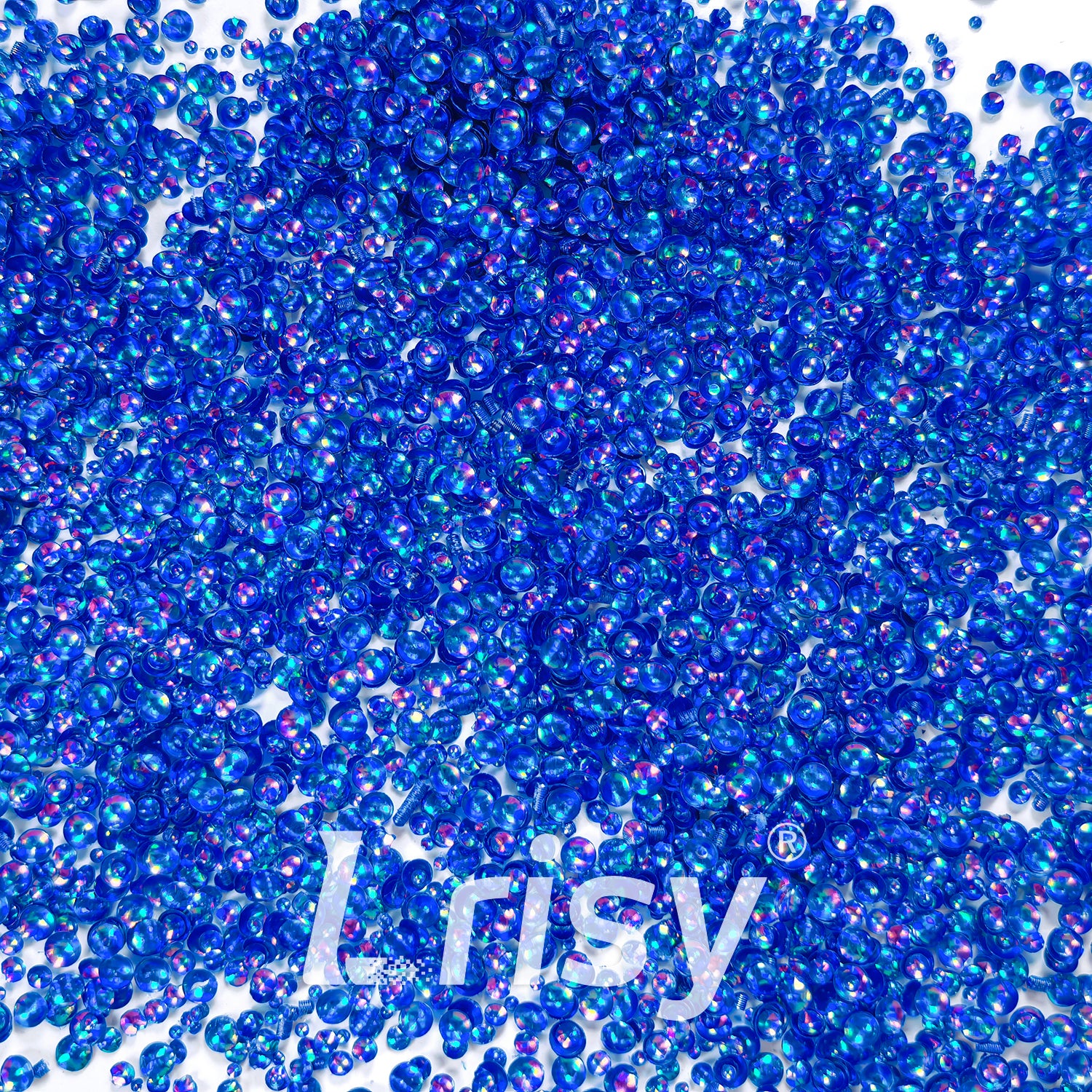 Mixed Holographic Sea Blue 3D Fisheye Bubble Glitter PG14