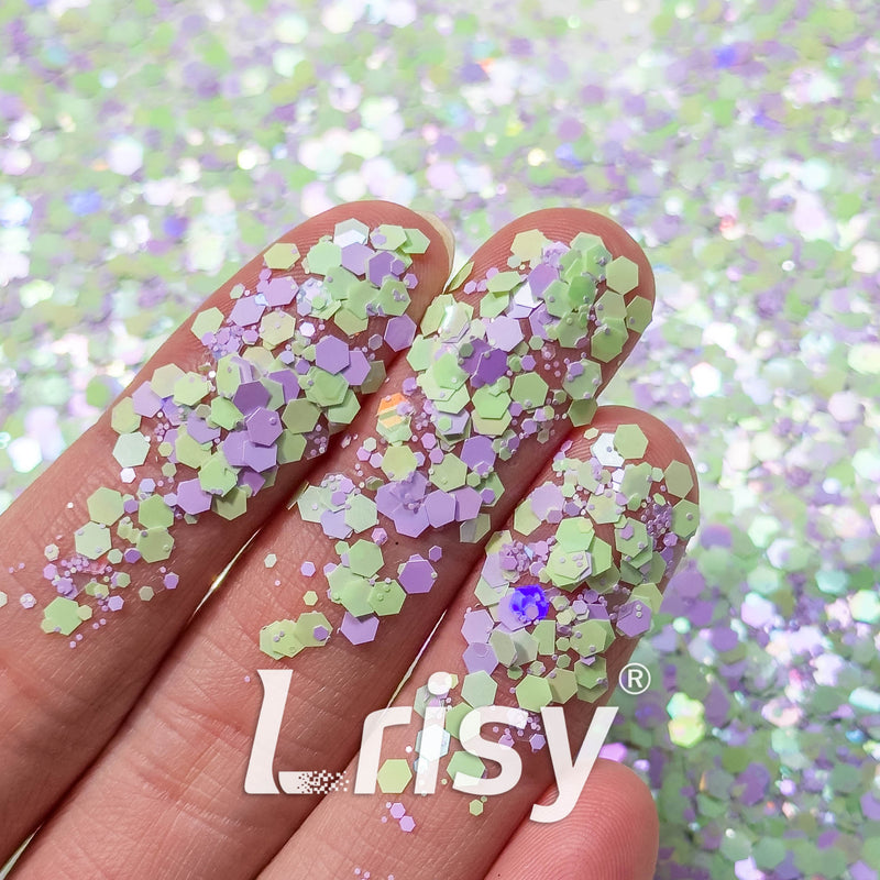 Pastel Dream Custom Mixed Glitter WAL614 (By trippin_sarah)