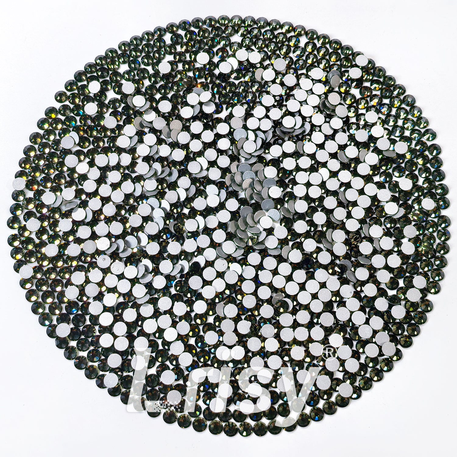 4.6-4.8mm Grey Flat Back Rhinestones FBRS021