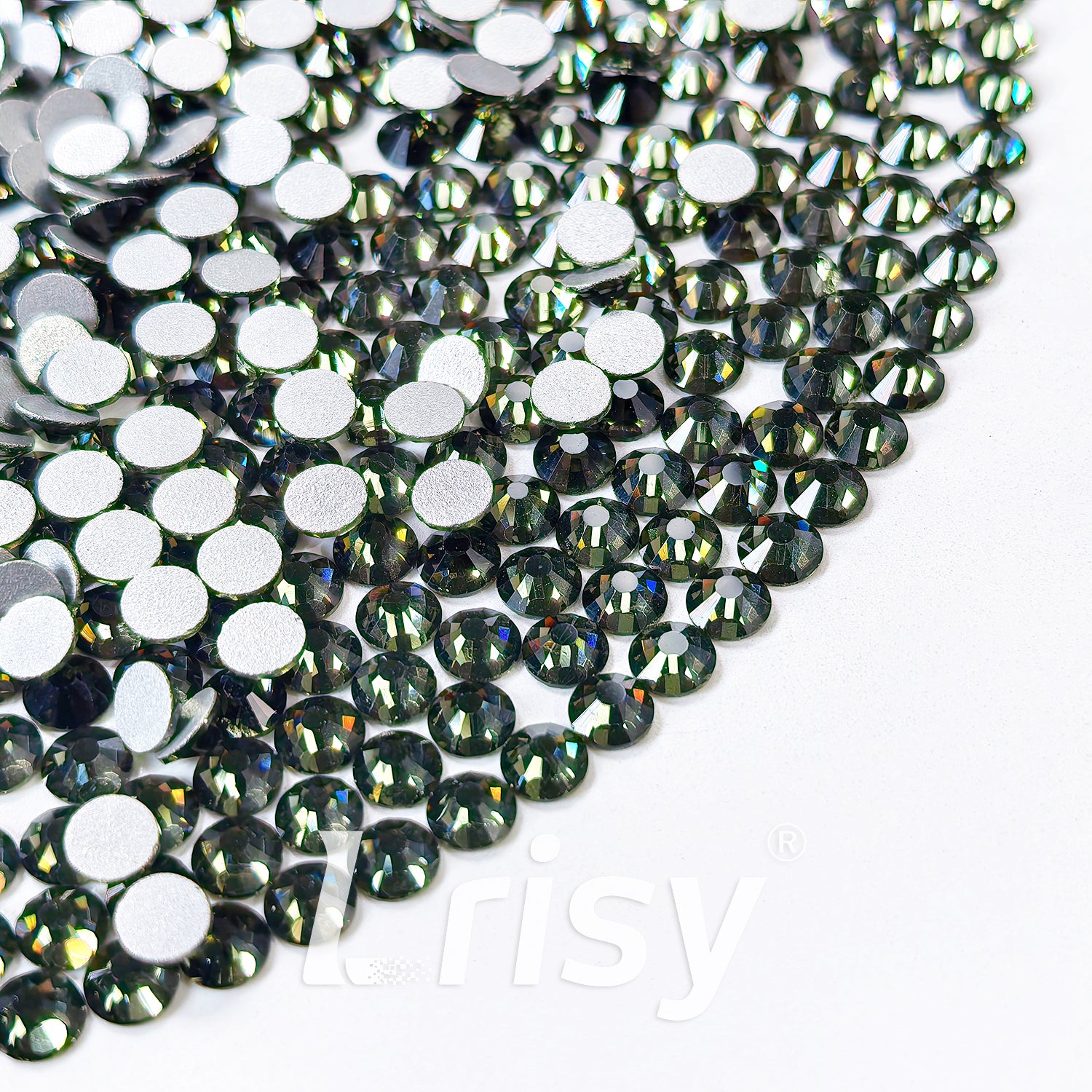 4.6-4.8mm Grey Flat Back Rhinestones FBRS021