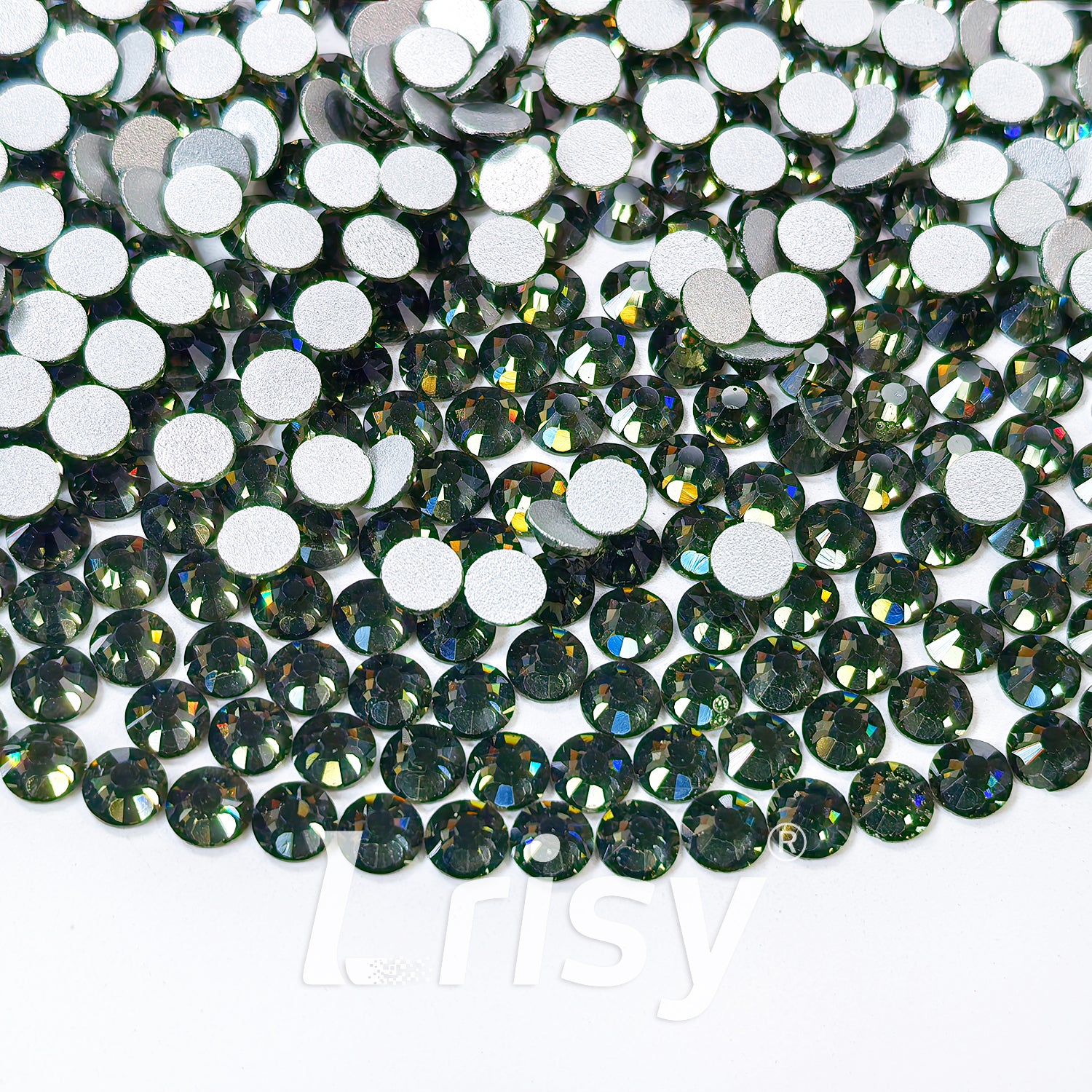 4.6-4.8mm Grey Flat Back Rhinestones FBRS021