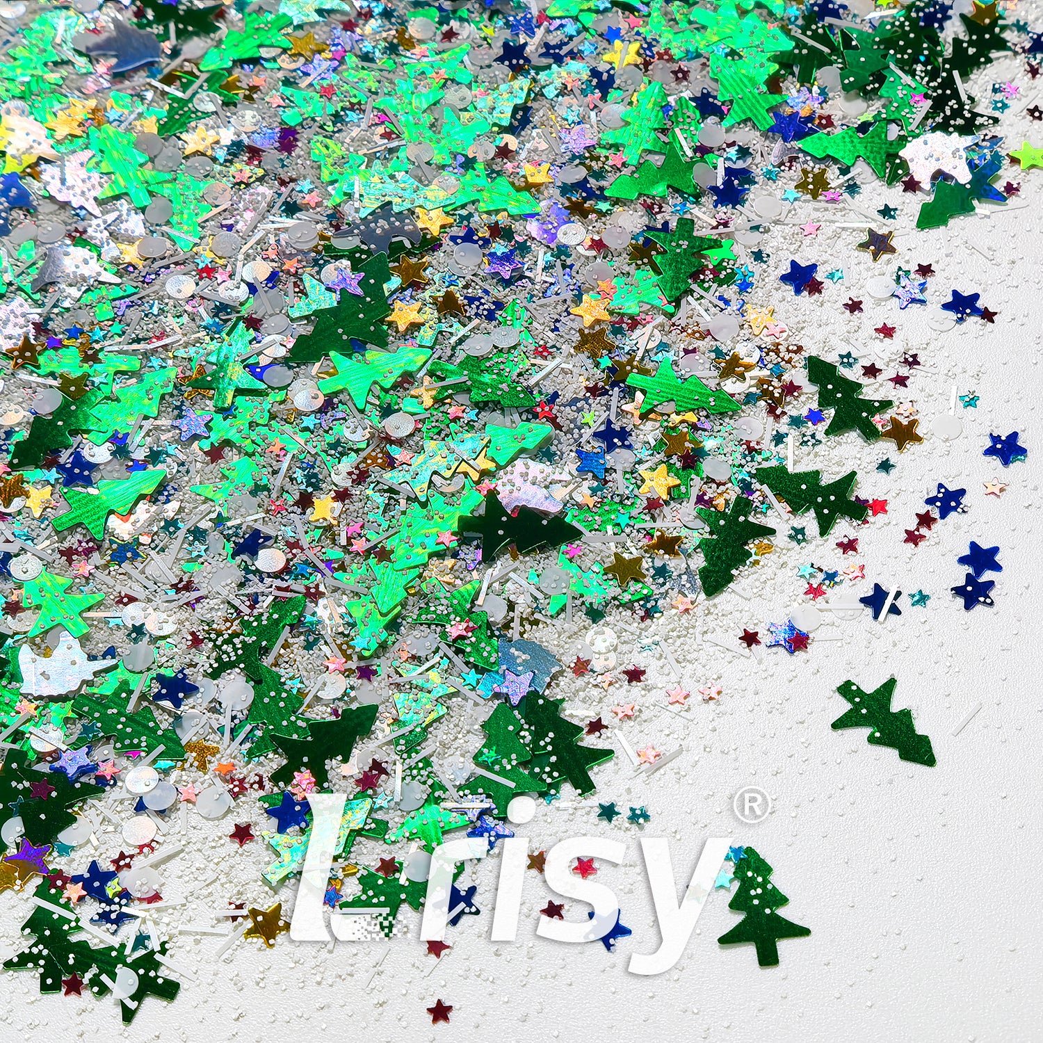 Snow-Topped Christmas Custom Mixed Glitter WYF001