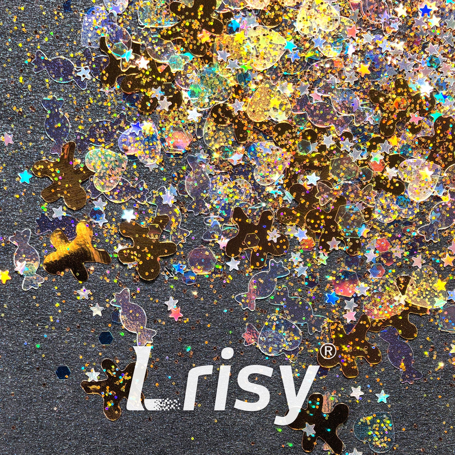 Warm Light Christmas Custom Mixed Glitter WYF002