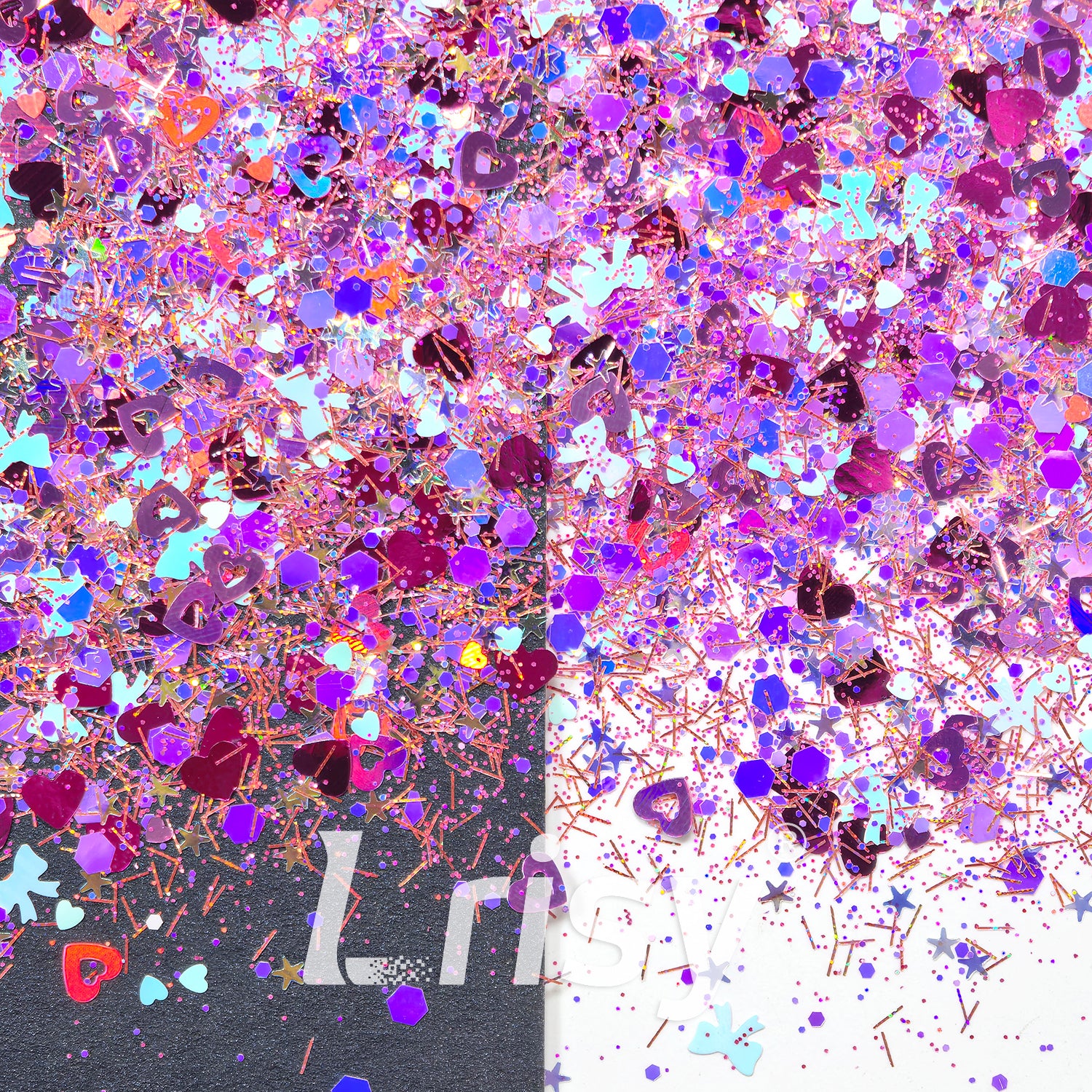 Heartbeat Mode Custom Mixed Glitter WYF013