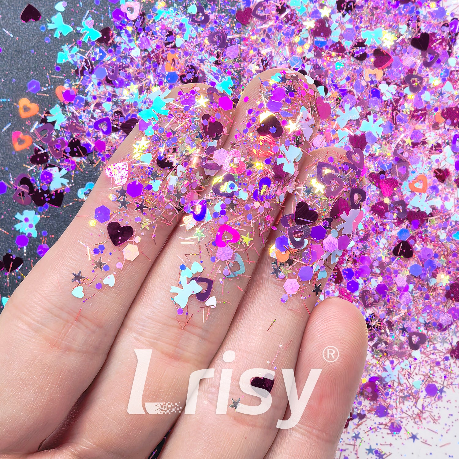 Heartbeat Mode Custom Mixed Glitter WYF013