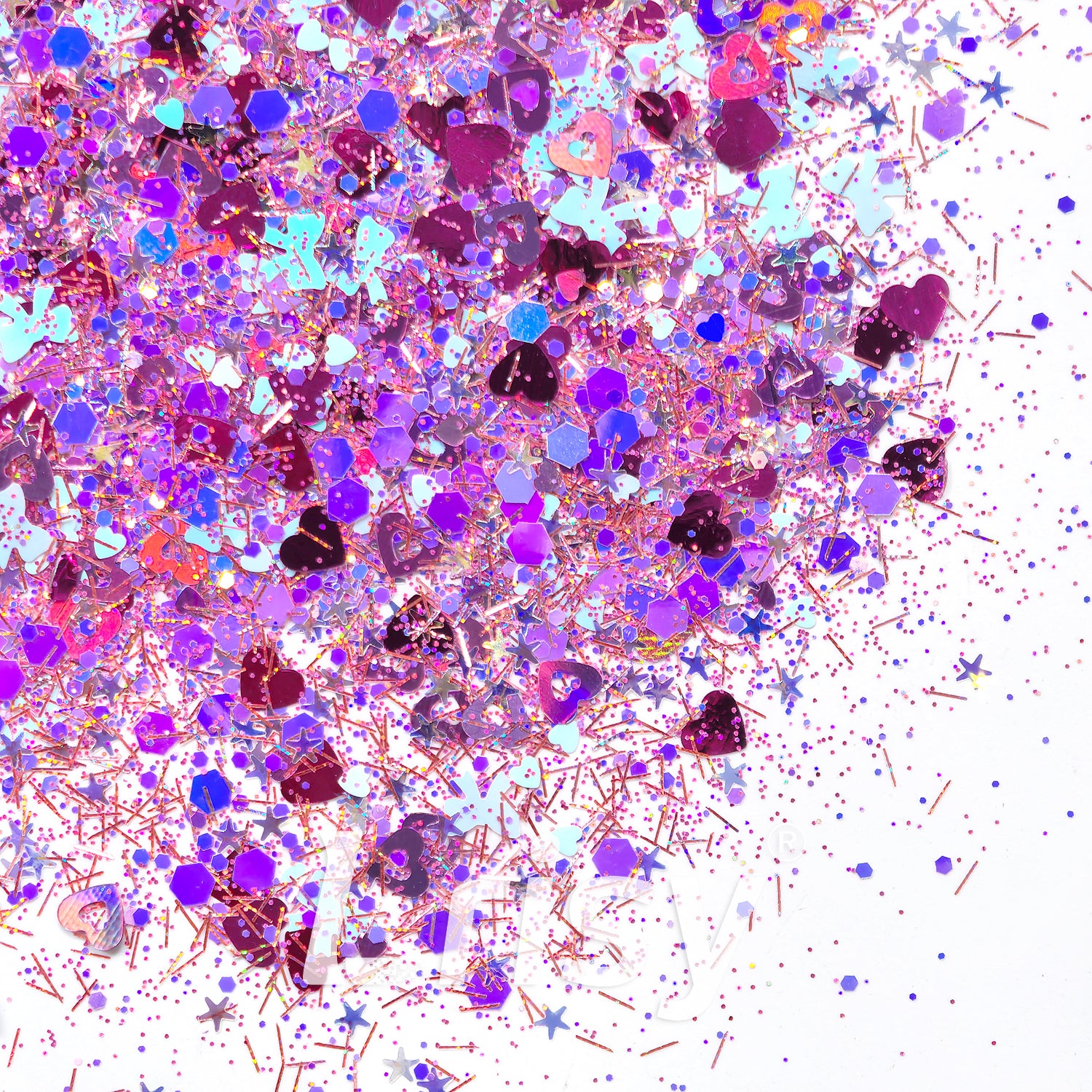 Heartbeat Mode Custom Mixed Glitter WYF013