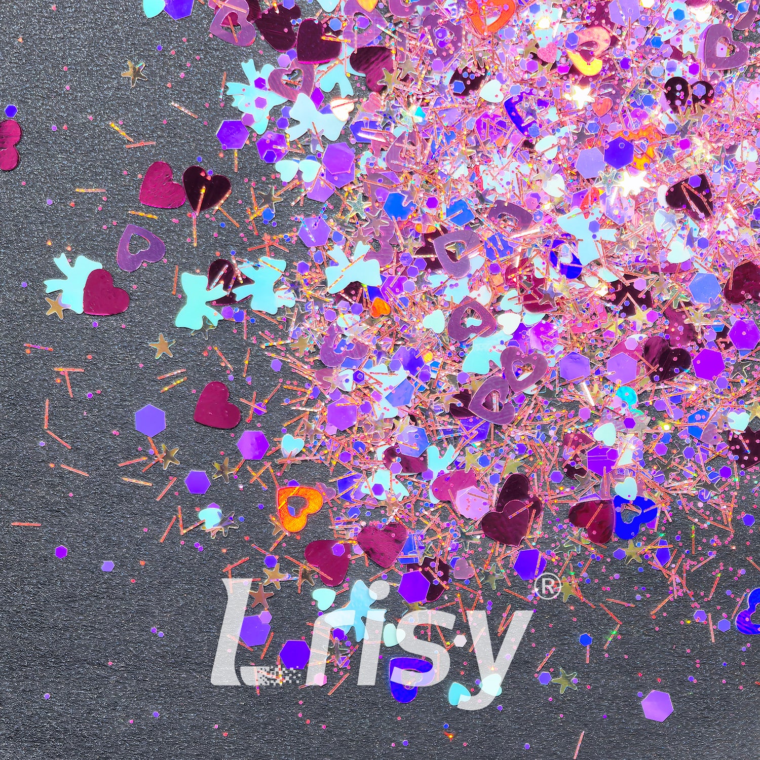 Heartbeat Mode Custom Mixed Glitter WYF013