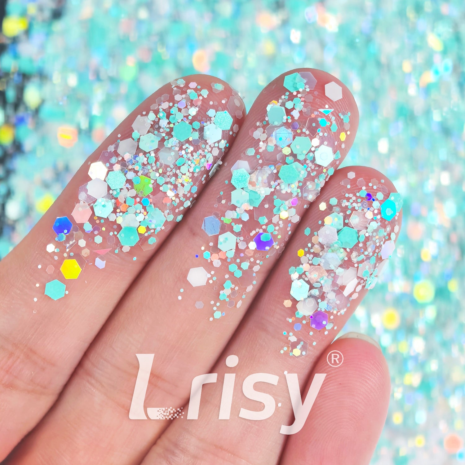 Peppermint Sparkling Custom Mixed Glitter WYF026