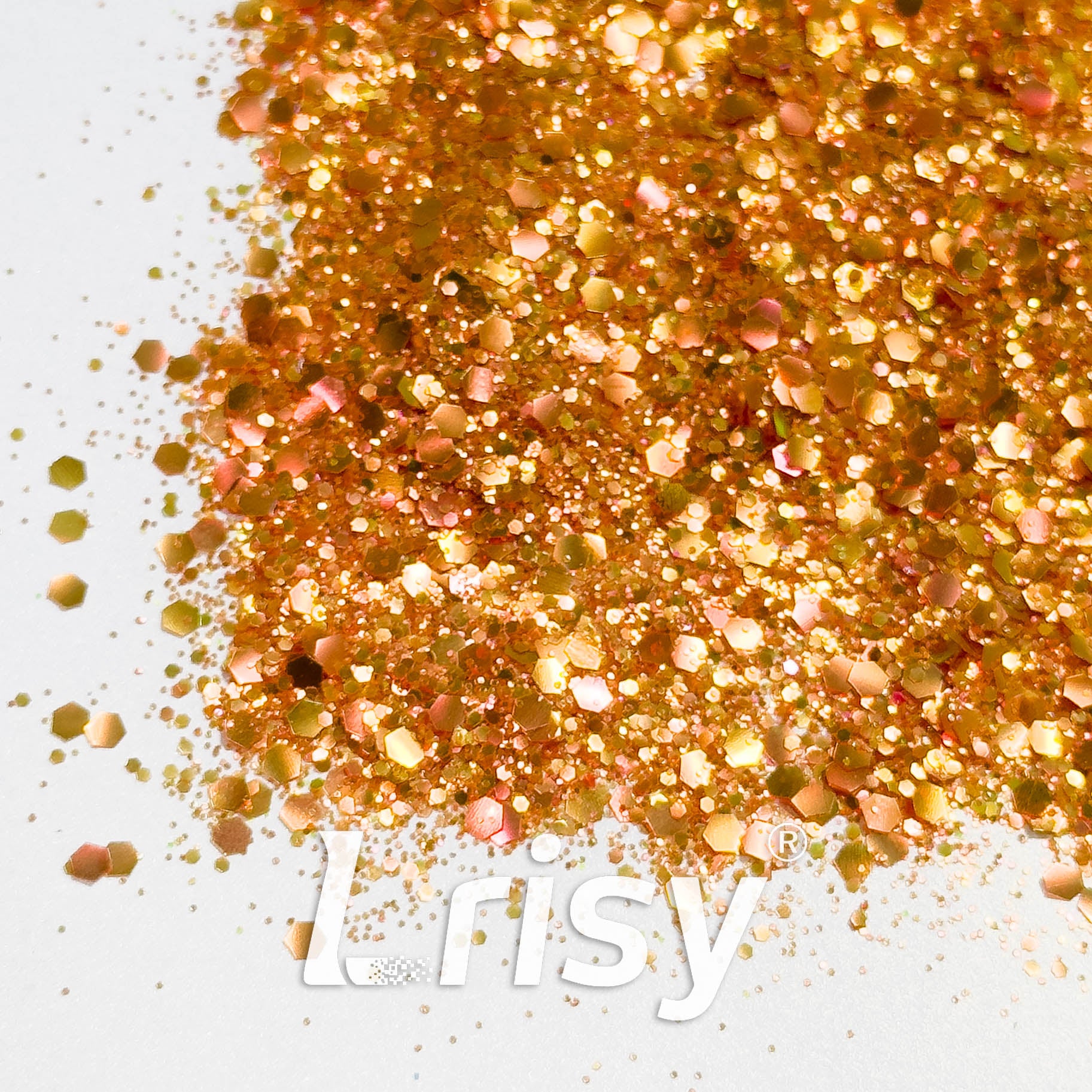 General Mixed Matte Phantom Gold & Orange Glitter YB01