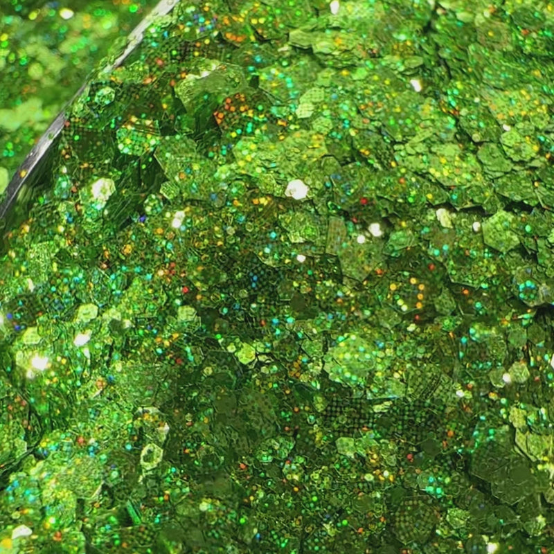 Starlight Holographic Spring Green General Mixed Glitter GLB0612