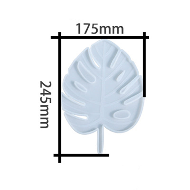 Leaf Shape Coaster Tray Resin Silicone Mold M-DYY-SYD001