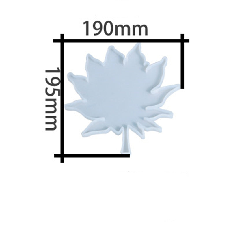 Maple Leaf Shape Coaster Tray Resin Silicone Mold M-DYY-FYD001
