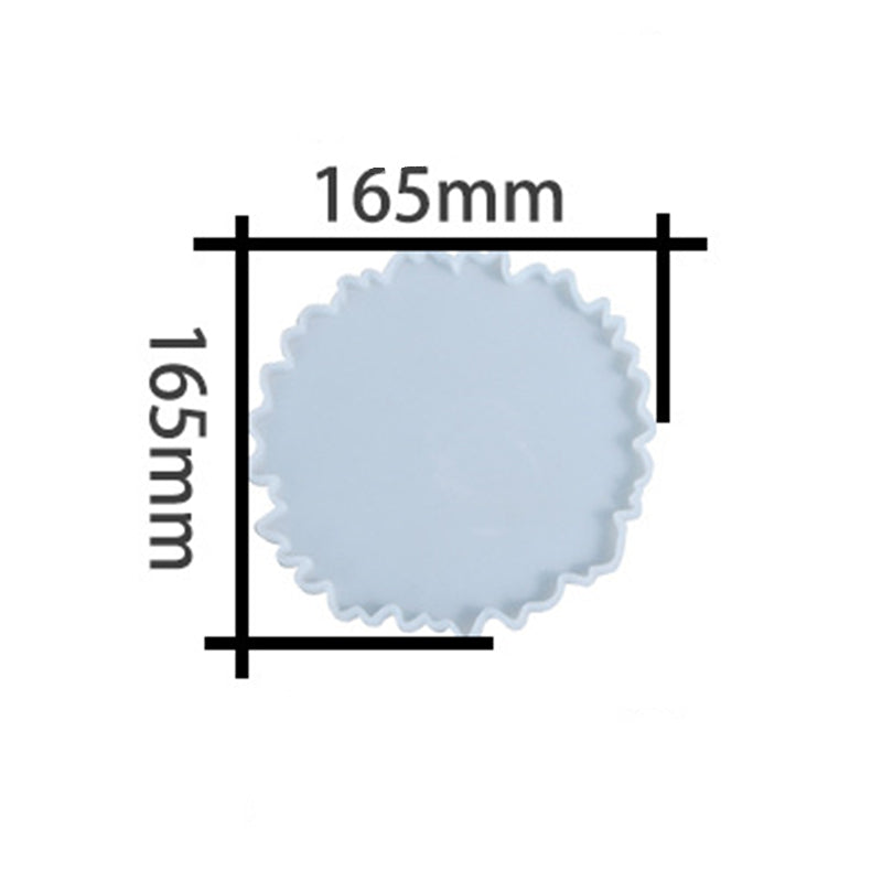 Gear Circle Shape Coaster Tray Resin Silicone Mold M-DYY-CLYD001