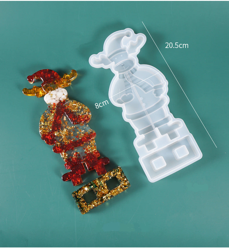 Christmas Snowman Silicone Resin Mold M-YMR-SDZT001