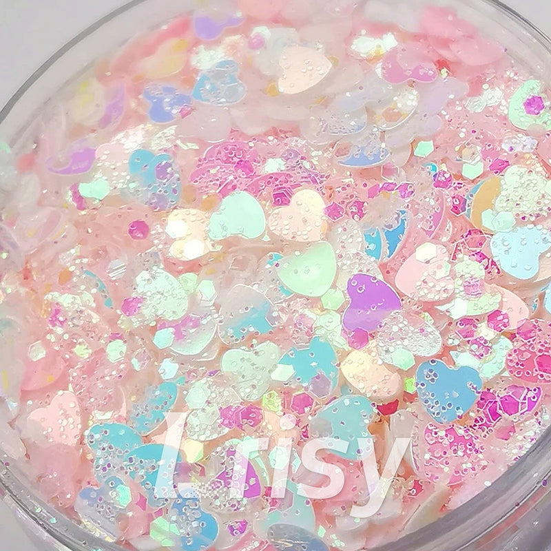 Lrisy Valentine Glitter Special Set/Kits 12 Colors (Total 120g)